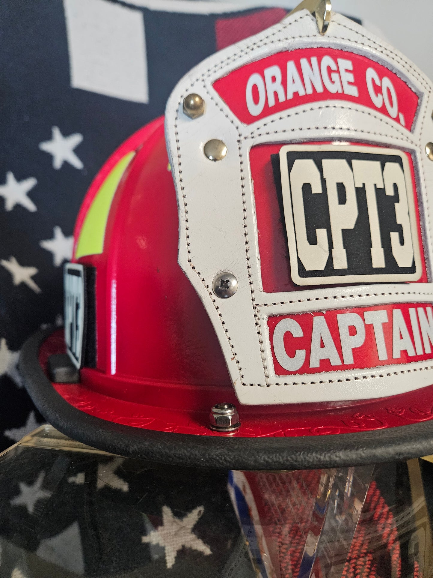 Fire Department Custom Glow in the Dark Helmet Identifier