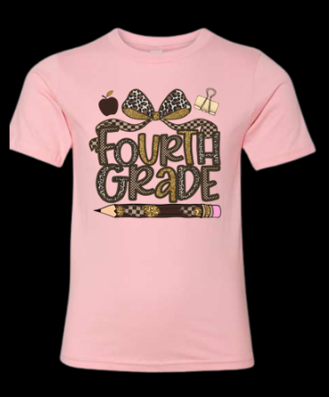 Fourth Grade Leopard Print