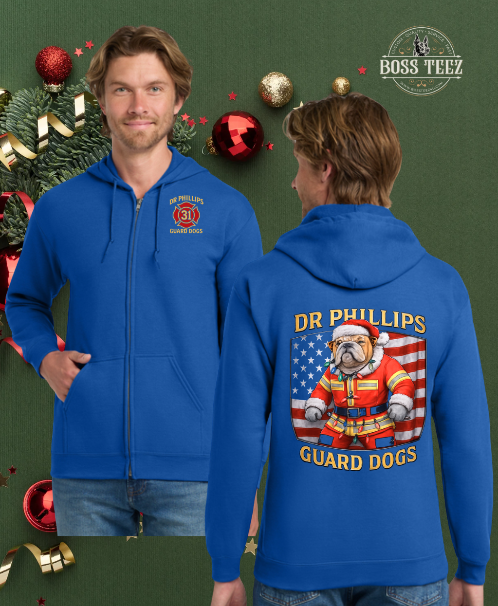 Station 31 - Guard Dogs Christmas HOODIE