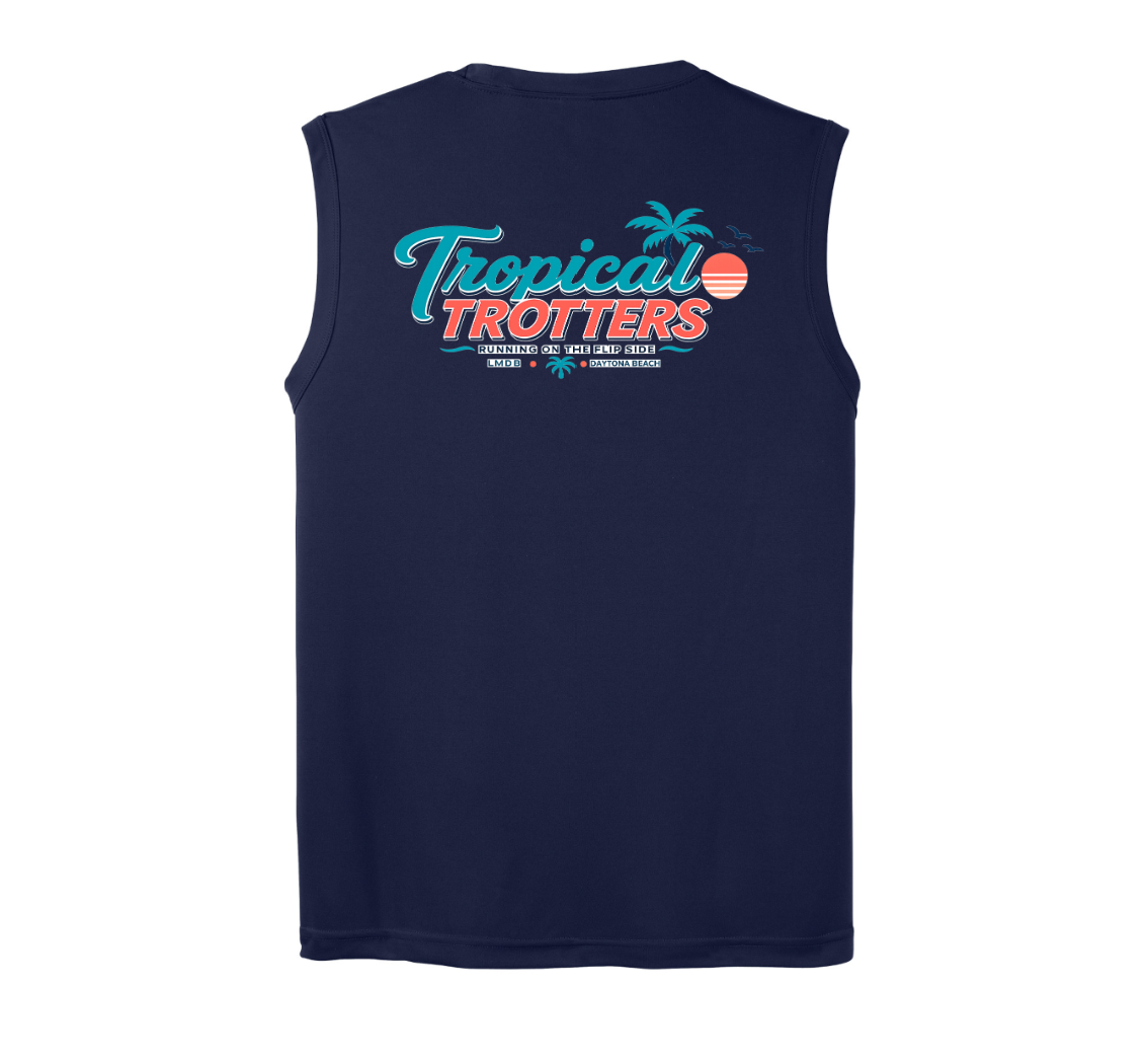 Muscle Tank Top Men's- Tropical Trotters
