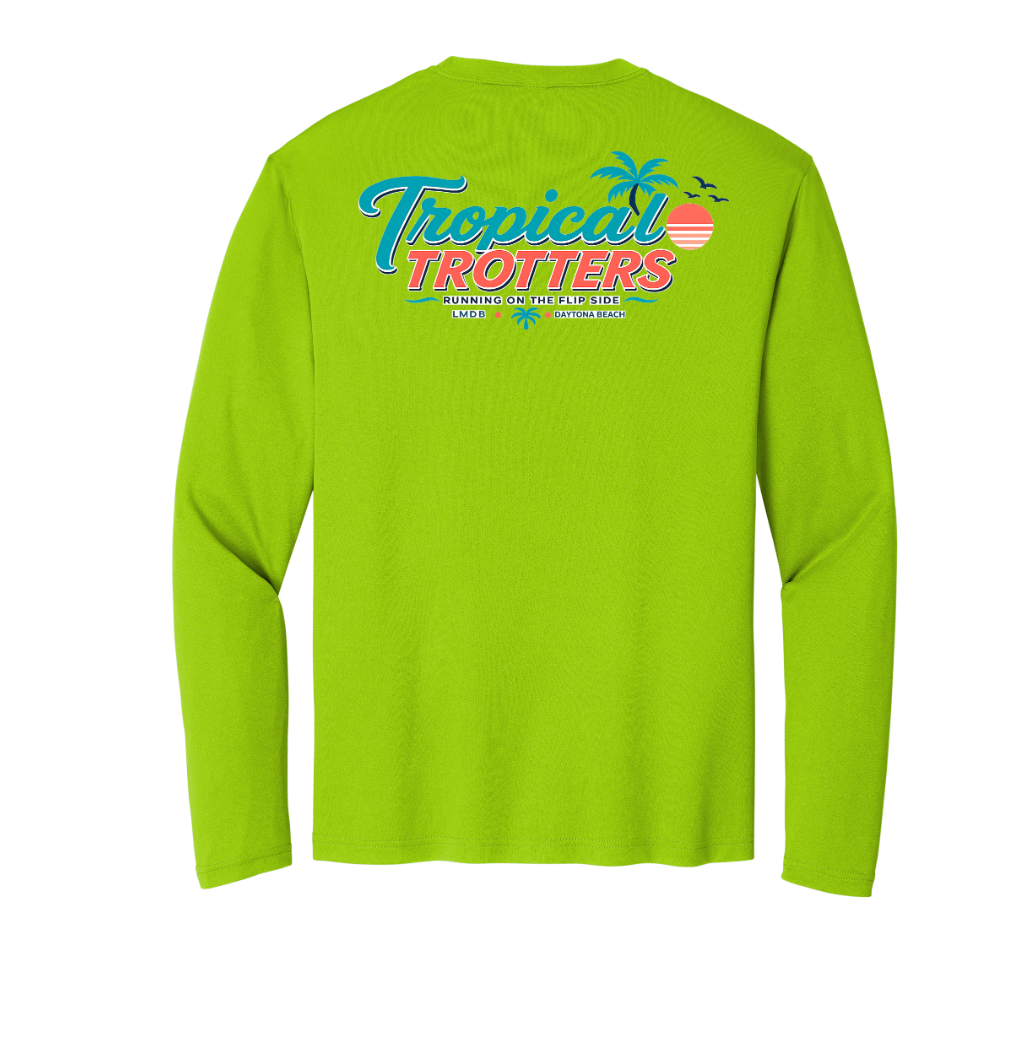 LONG Sleeve Women's V-neck - Tropical Trotters