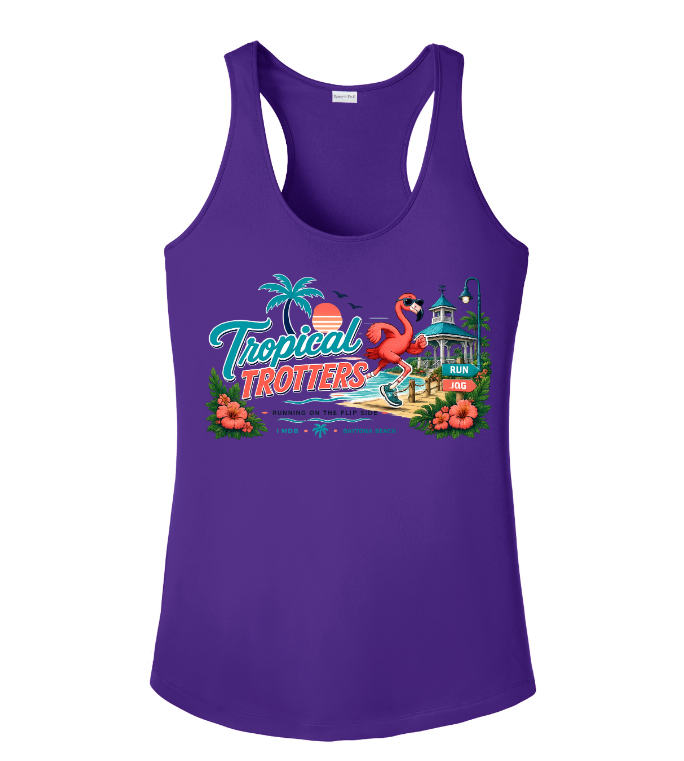 Tank Top Racerback Flamingo Women's - Tropical Trotters