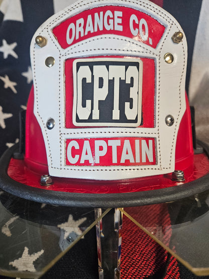 Fire Department Custom Glow in the Dark Helmet Identifier