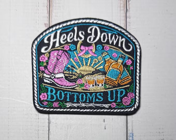 Heels Down Boots Up Patch