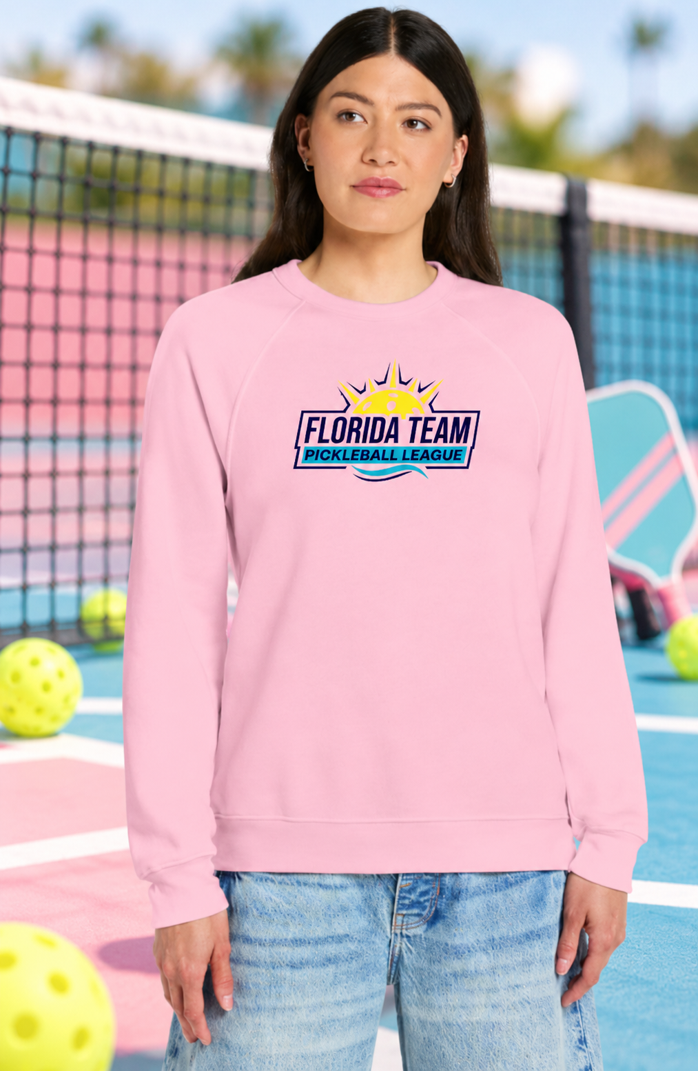 Florida Team Pickleball League Pullover Sweat Shirt