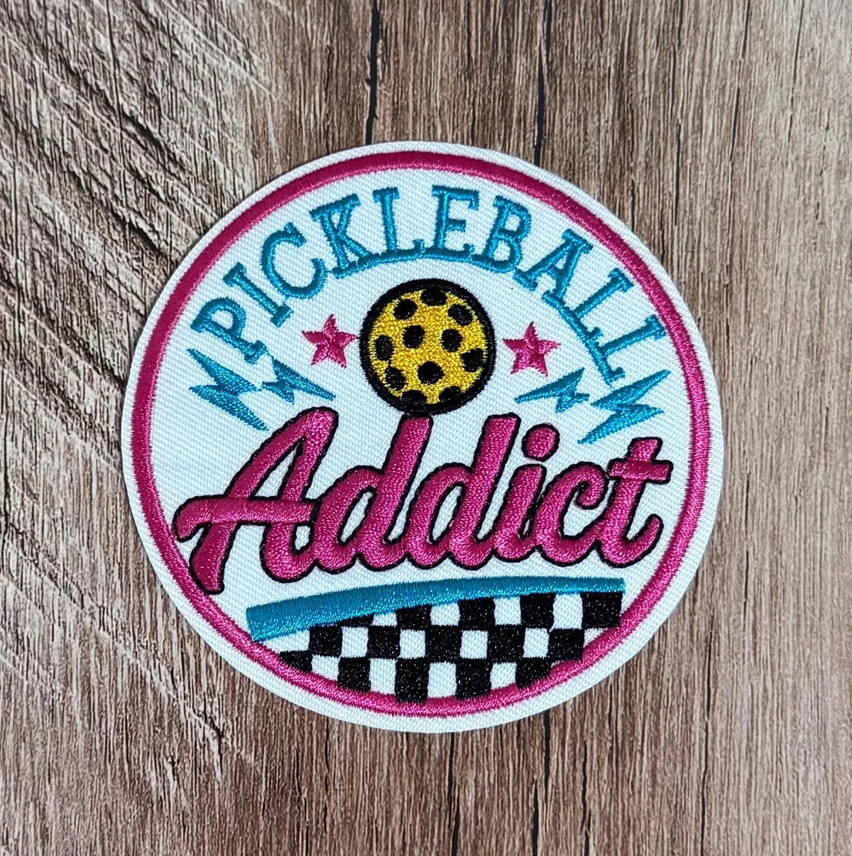 Pickleball Addict Patch