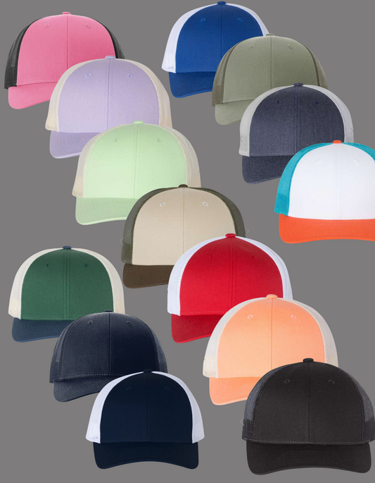 Custom Hats - Richardson 115 Low Pro Trucker