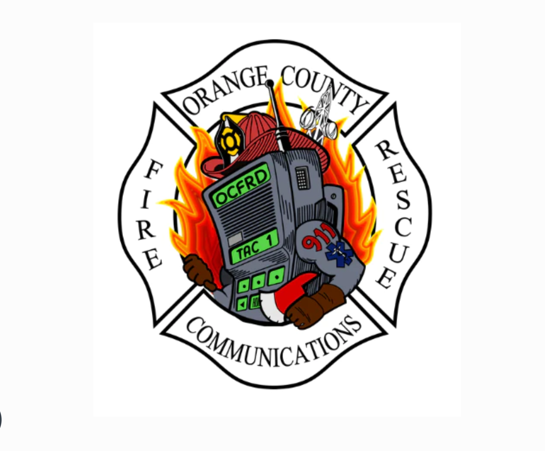 Comm Major Sticker Dispatcher - OCFRD Comm Center Sticker Decal 5 count – Boss Teez