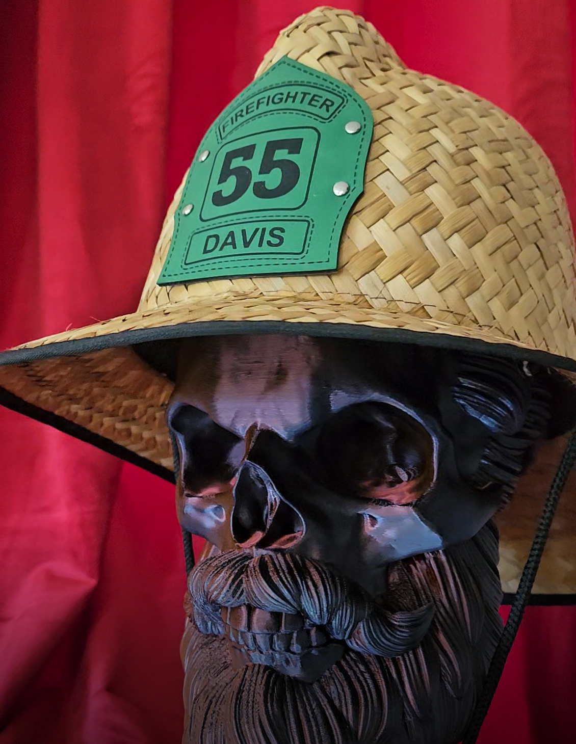 Firefighter Straw Helmet - Hat