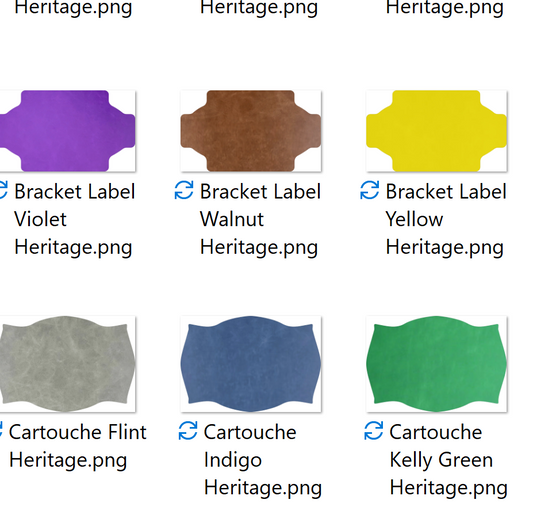 Patch Shape and LSA Heritage Color Mock Up Instant DIGITAL DOWNLOAD