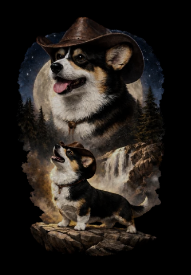 Cowboy Corgi