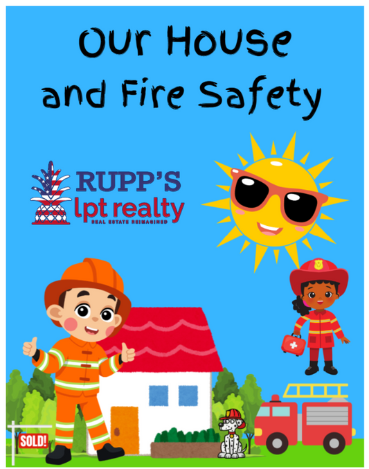 Our House and Fire Safety, Coloring Book  - Rupp's