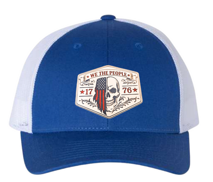 We The People Skull Flag Patch ONLY