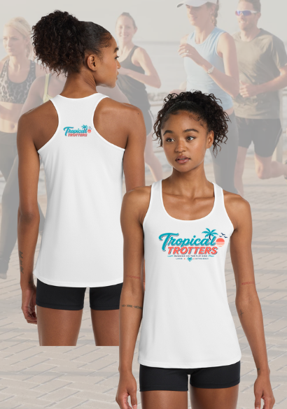 Tank Top Racerback Women's- Tropical Trotters