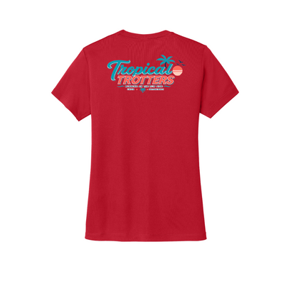 Short Sleeve Women's CREW Neck - Tropical Trotters