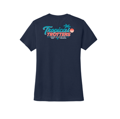 Short Sleeve Women's CREW Neck - Tropical Trotters