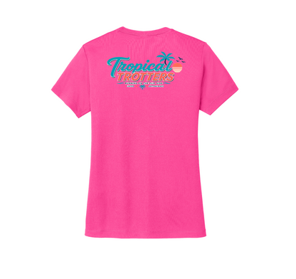 Short Sleeve Women's CREW Neck - Tropical Trotters