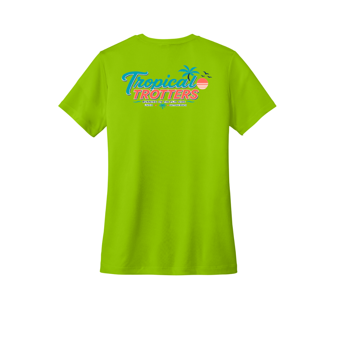 Short Sleeve Women's CREW Neck - Tropical Trotters