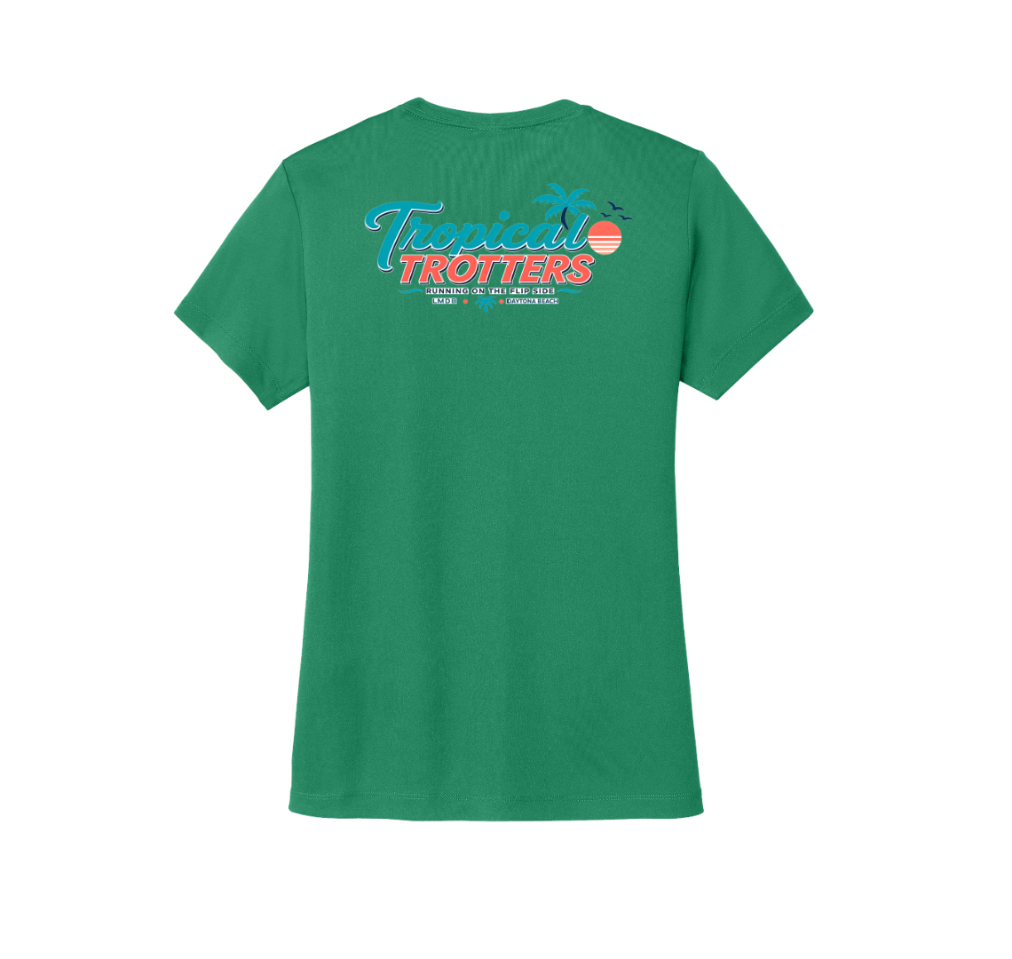 Short Sleeve Women's CREW Neck - Tropical Trotters