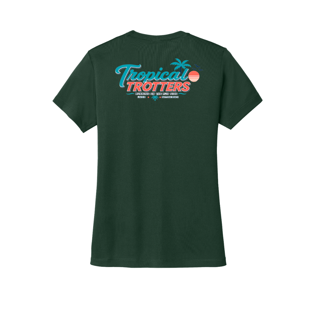 Short Sleeve Women's CREW Neck - Tropical Trotters