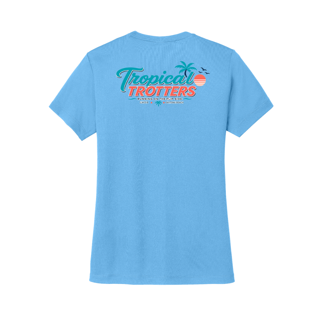 Short Sleeve Women's CREW Neck - Tropical Trotters