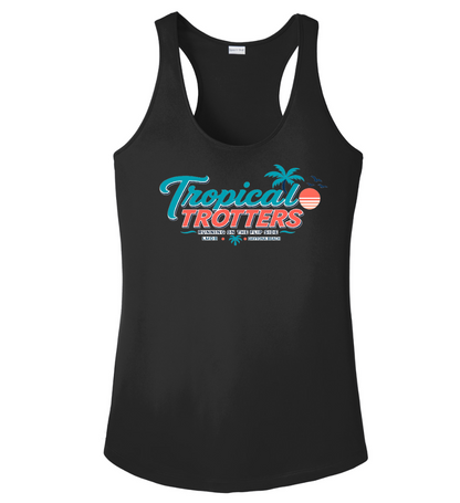 Tank Top Racerback Women's- Tropical Trotters