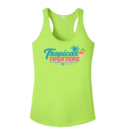 Tank Top Racerback Women's- Tropical Trotters