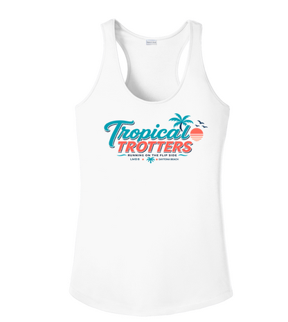 Tank Top Racerback Women's- Tropical Trotters