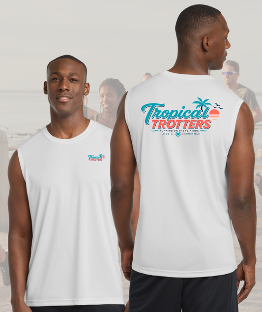 Muscle Tank Top Men's- Tropical Trotters
