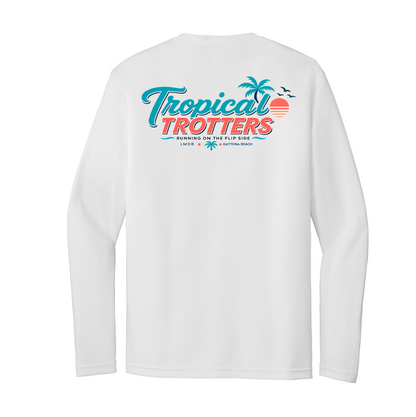 LONG Sleeve Women's V-neck - Tropical Trotters