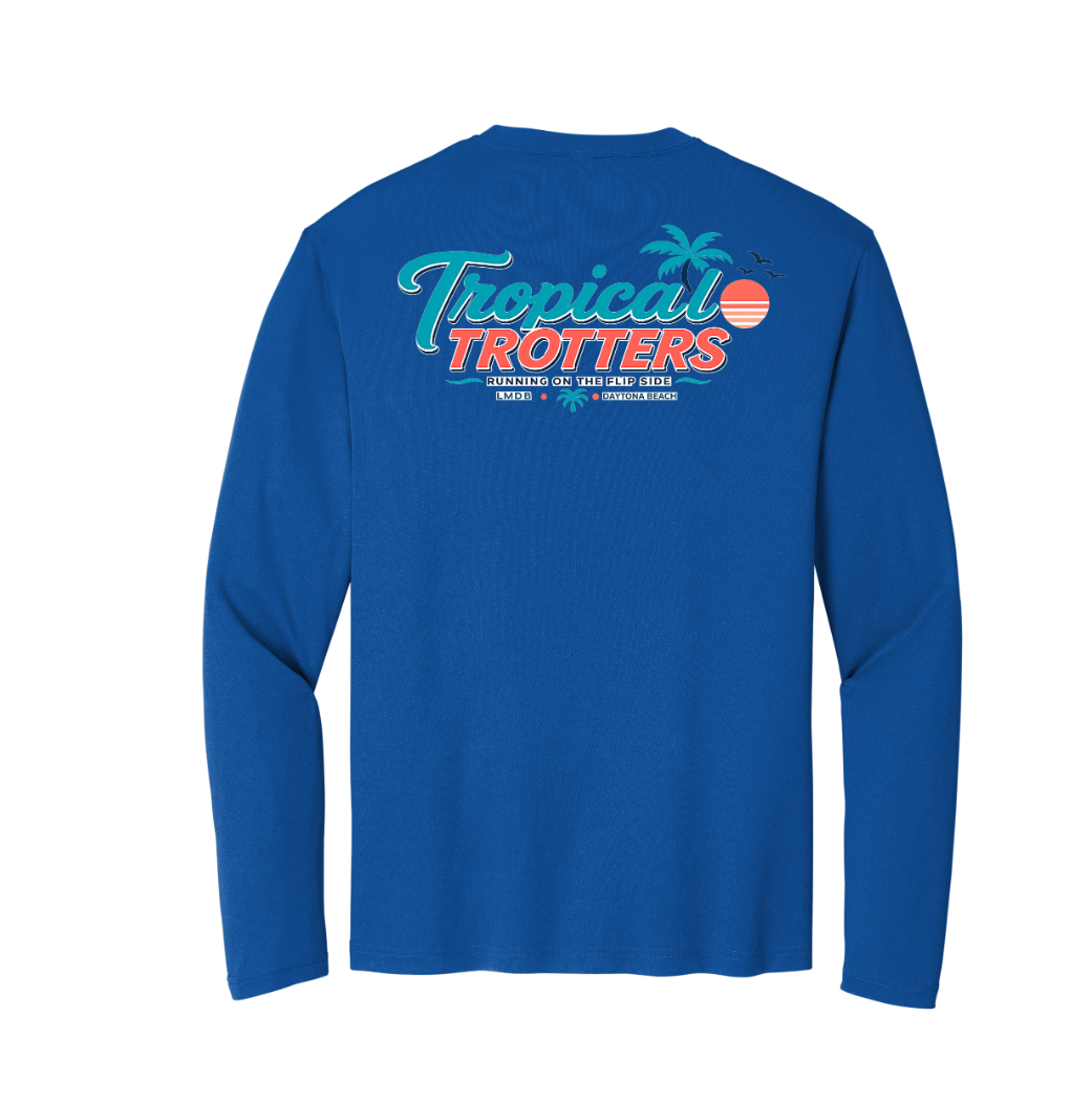 LONG Sleeve Women's V-neck - Tropical Trotters