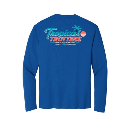 LONG Sleeve Women's V-neck - Tropical Trotters