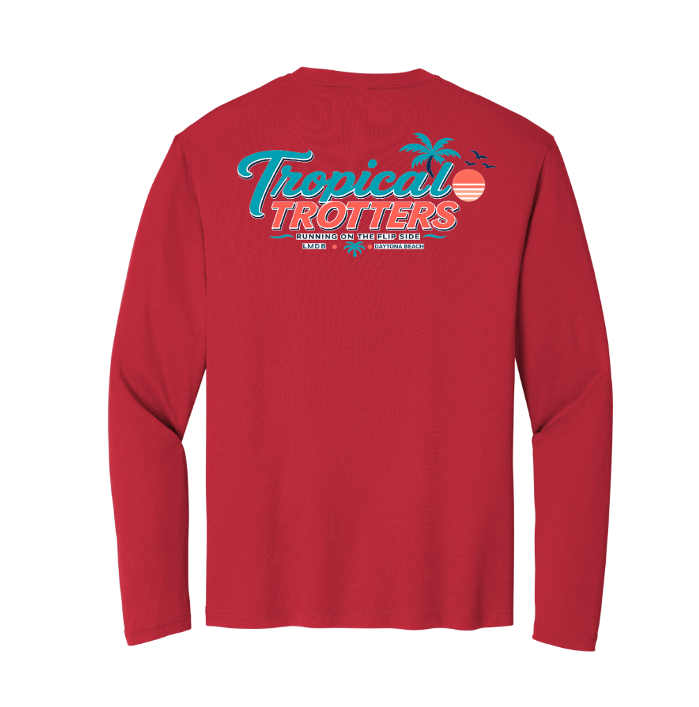 LONG Sleeve Women's V-neck - Tropical Trotters