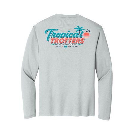LONG Sleeve Women's V-neck - Tropical Trotters