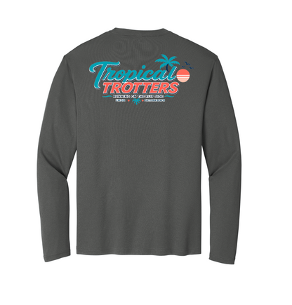 LONG Sleeve Women's V-neck - Tropical Trotters