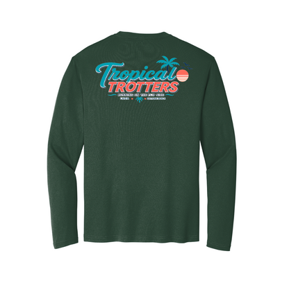 LONG Sleeve Women's V-neck - Tropical Trotters