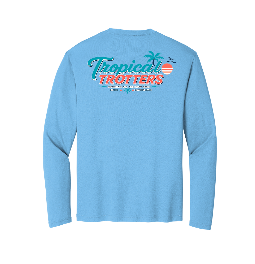 LONG Sleeve Women's V-neck - Tropical Trotters