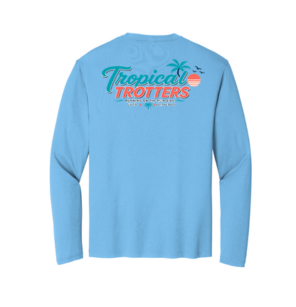 LONG Sleeve Women's V-neck - Tropical Trotters