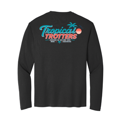 LONG Sleeve Women's V-neck - Tropical Trotters