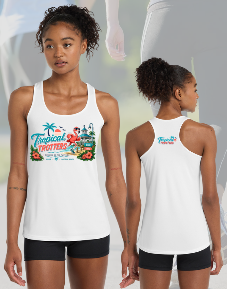Tank Top Racerback Flamingo Women's - Tropical Trotters