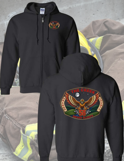 Station 58 - Creek Never Sleeps Hoodies Legacy Edition