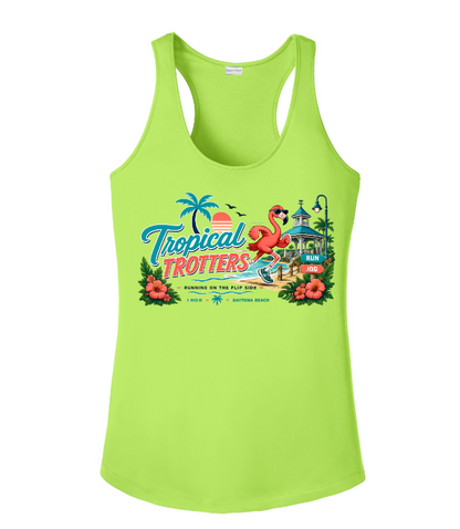 Tank Top Racerback Flamingo Women's - Tropical Trotters