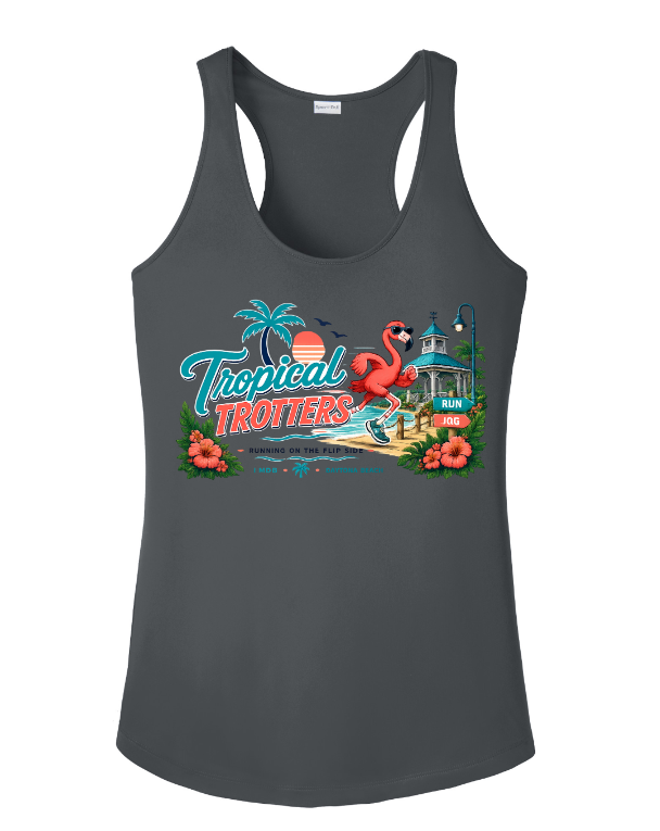 Tank Top Racerback Flamingo Women's - Tropical Trotters