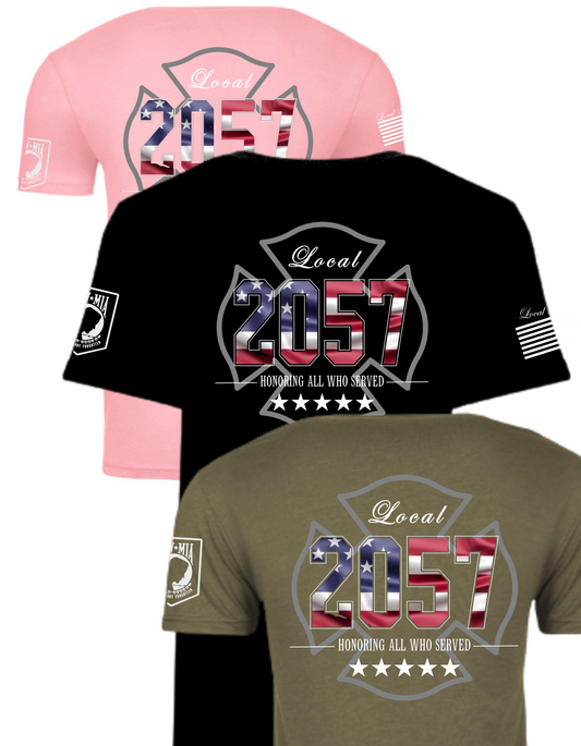 Local 2057 Honors Veterans - OFF Duty Shirt