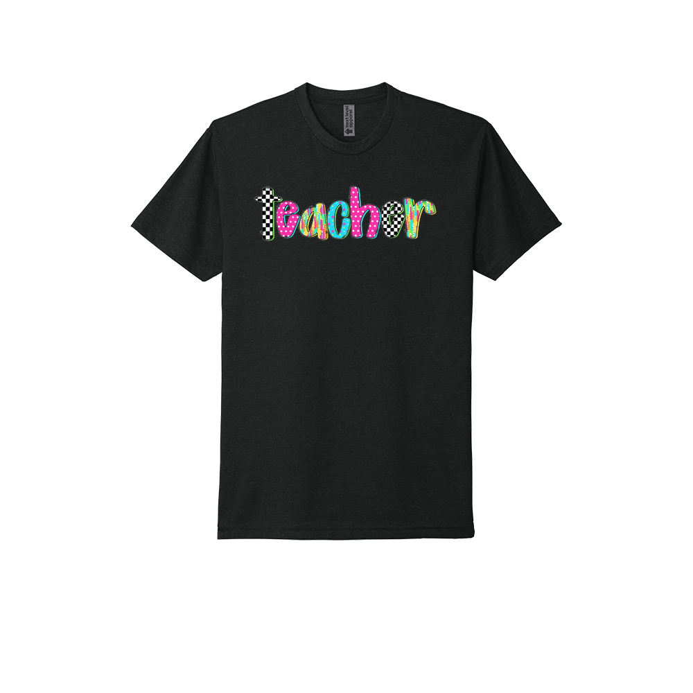 Teacher Neon & Checkered
