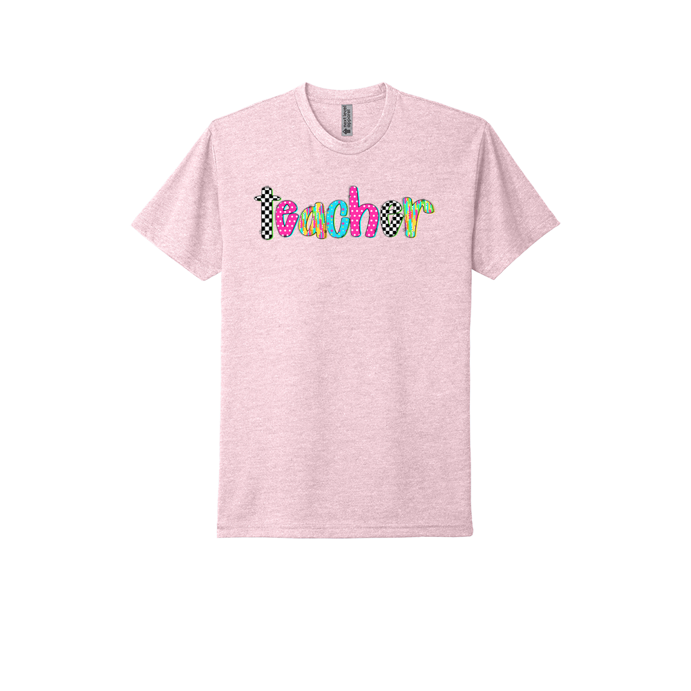 Teacher Neon & Checkered