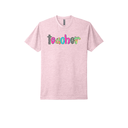 Teacher Neon & Checkered