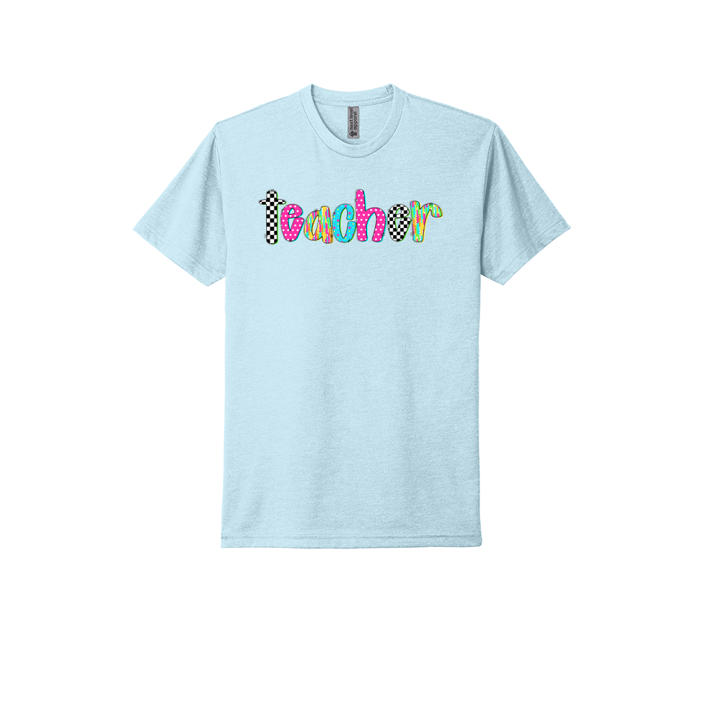 Teacher Neon & Checkered