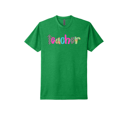 Teacher Neon & Checkered