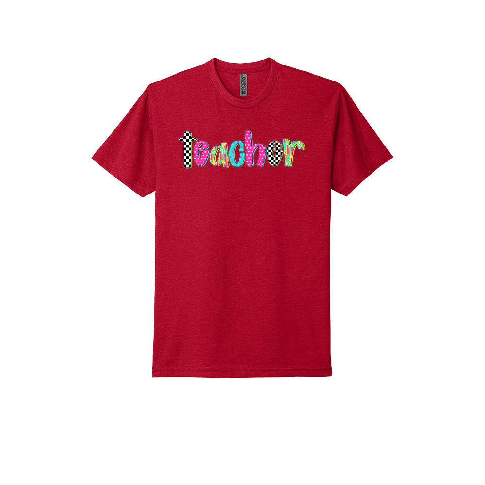 Teacher Neon & Checkered